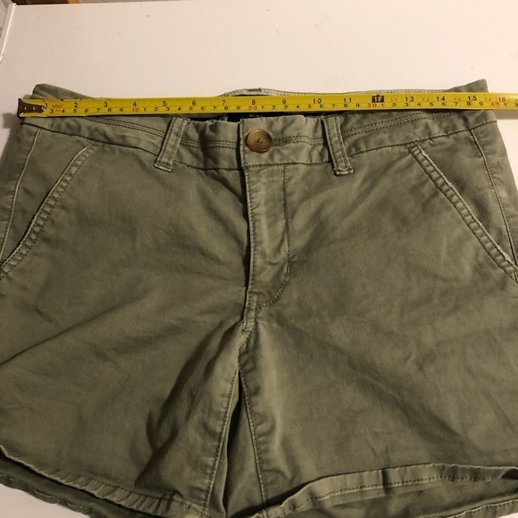 American Eagle Outfitters Shorts Women’s Size 6 Green‎ Stretch - Picture 9 of 10